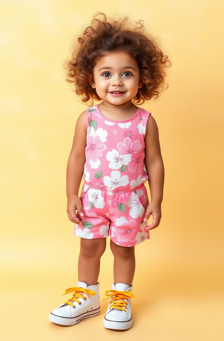 Romper with Sneakers