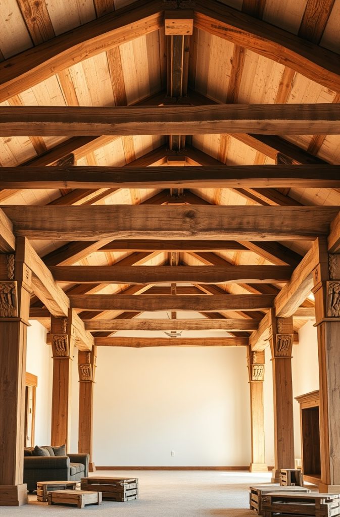 Rustic Wooden Beams