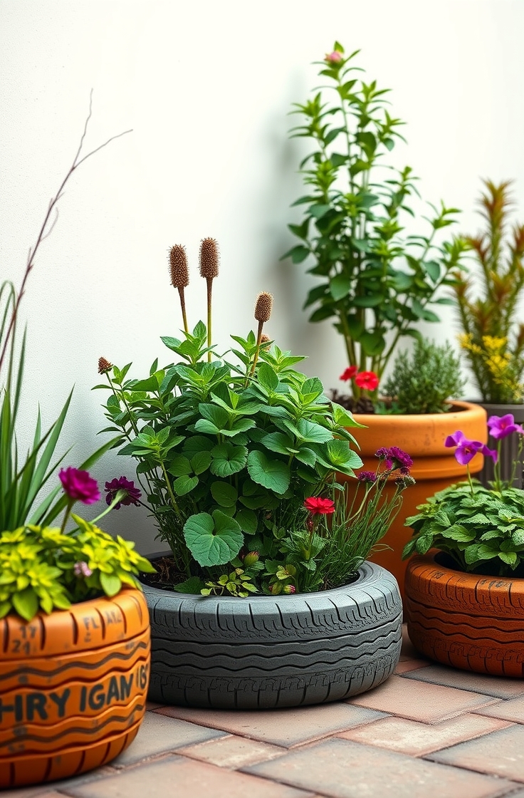 Tire Planters