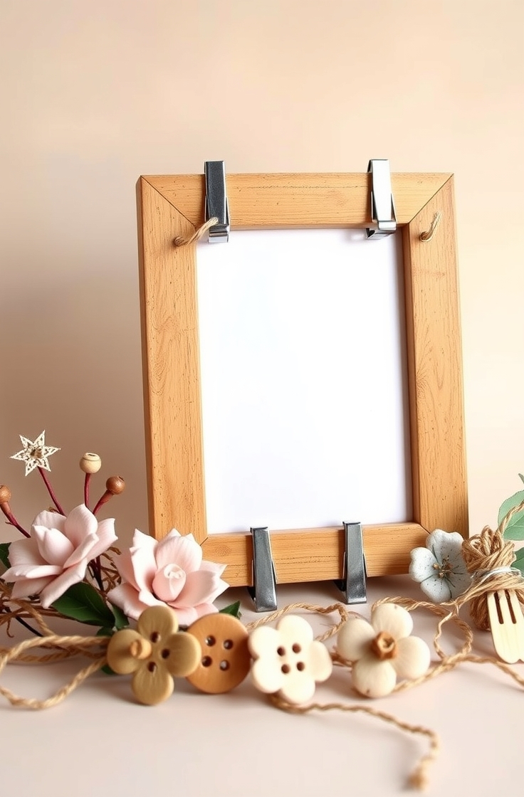Clothespin Frame