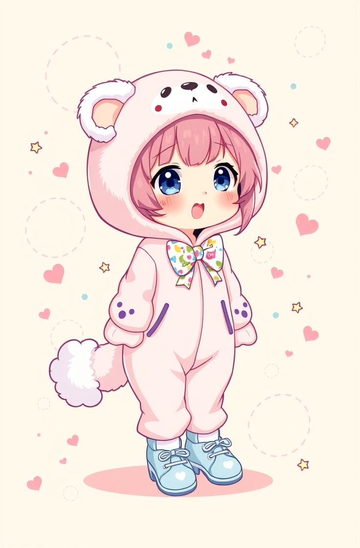 Cute Animal-Themed Ensemble