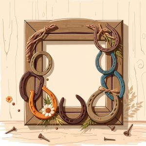 Design a Horseshoe Picture Frame