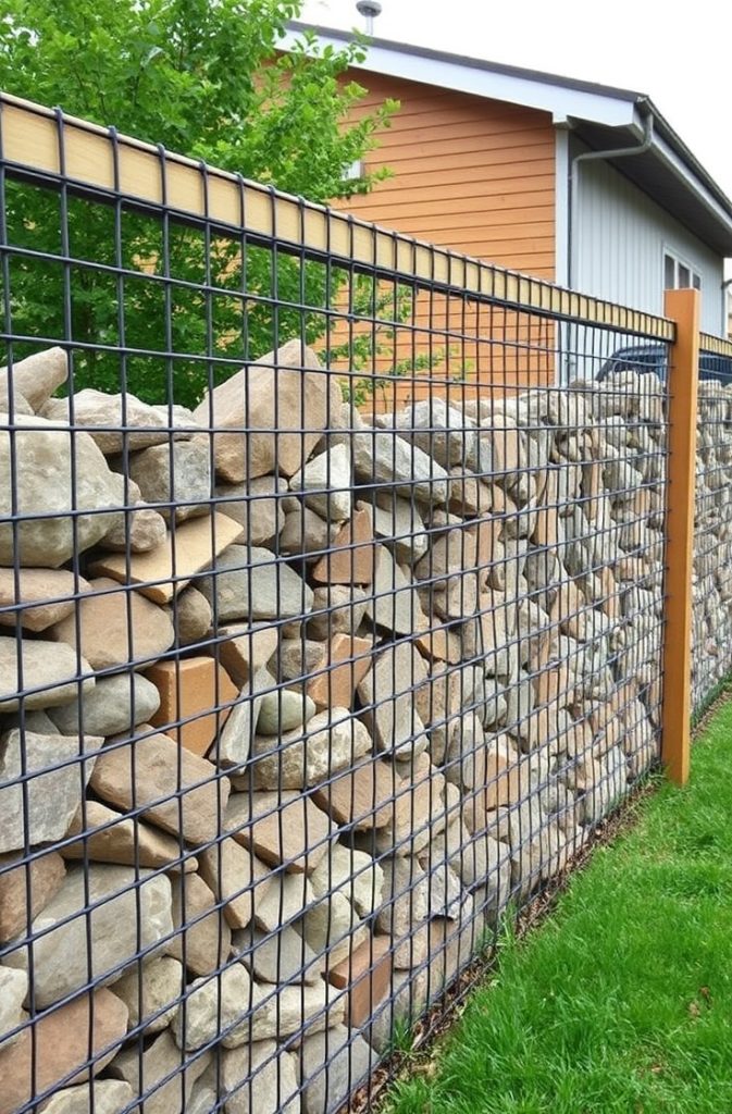 Gabion Fence