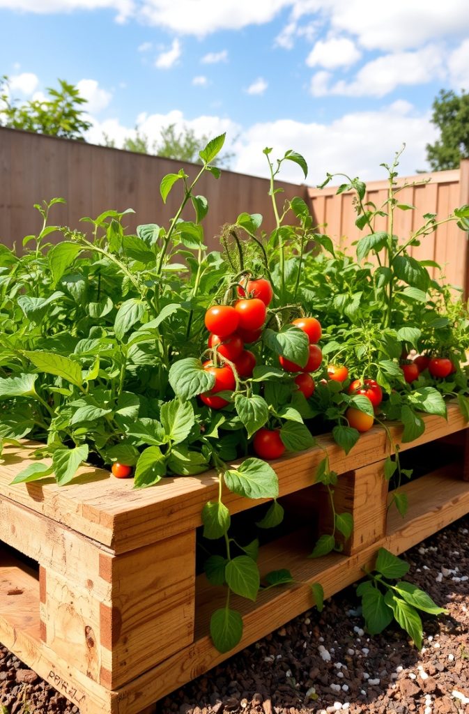 Pallet Garden Beds