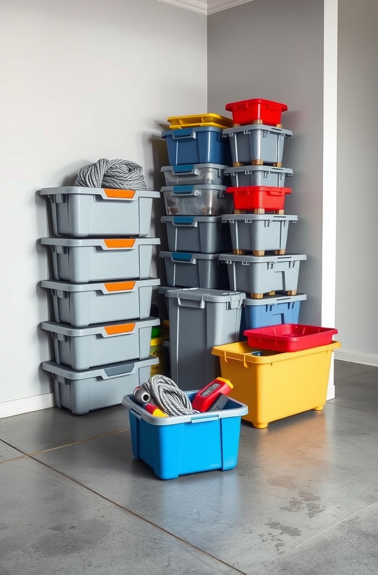 Stackable Storage Bins