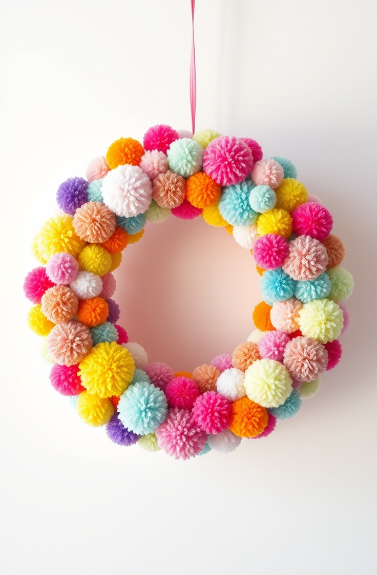 Pom-Pom Wreath