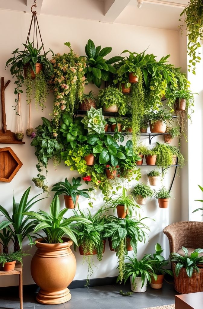 Hanging Plants and Green Walls