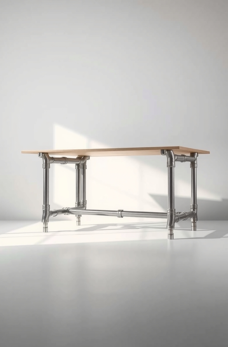 Industrial Pipe Desk