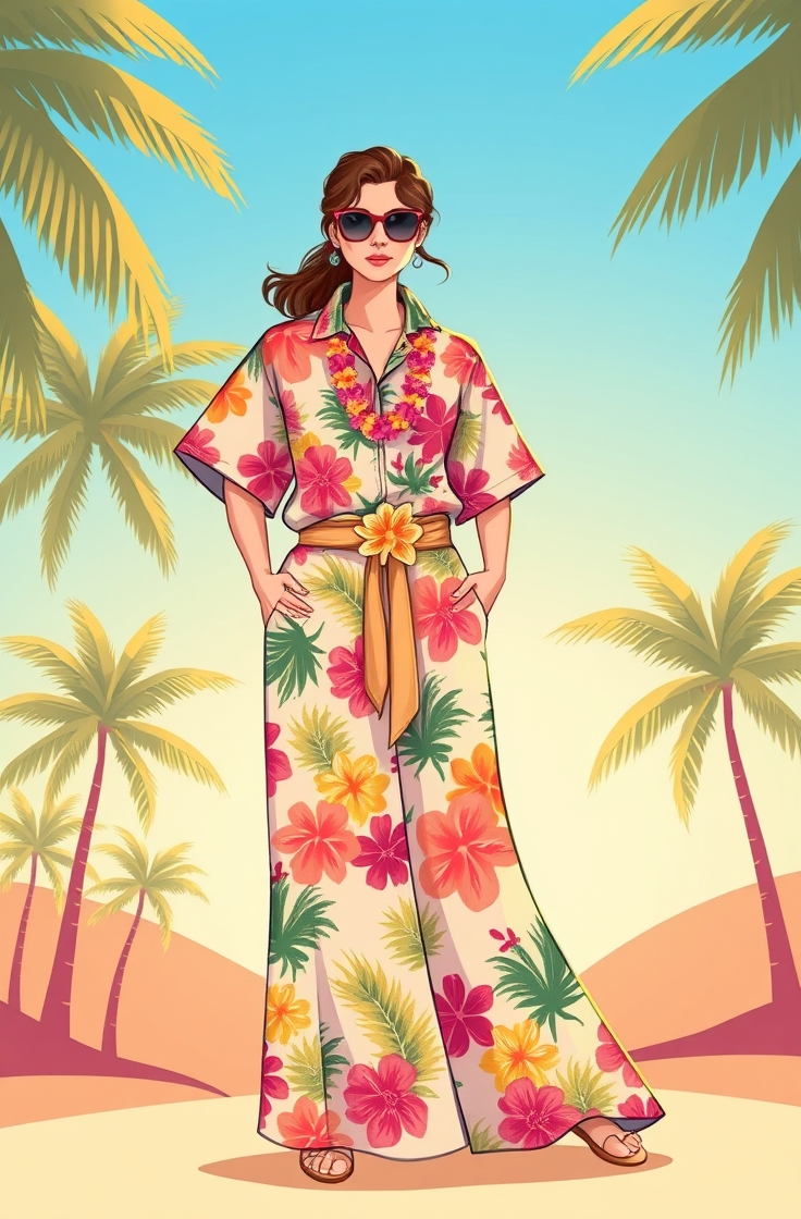 Matching Hawaiian Set