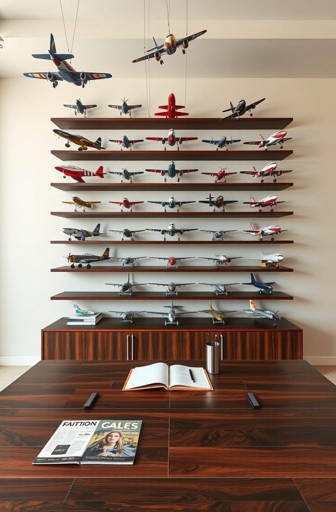 Model Airplanes on Display