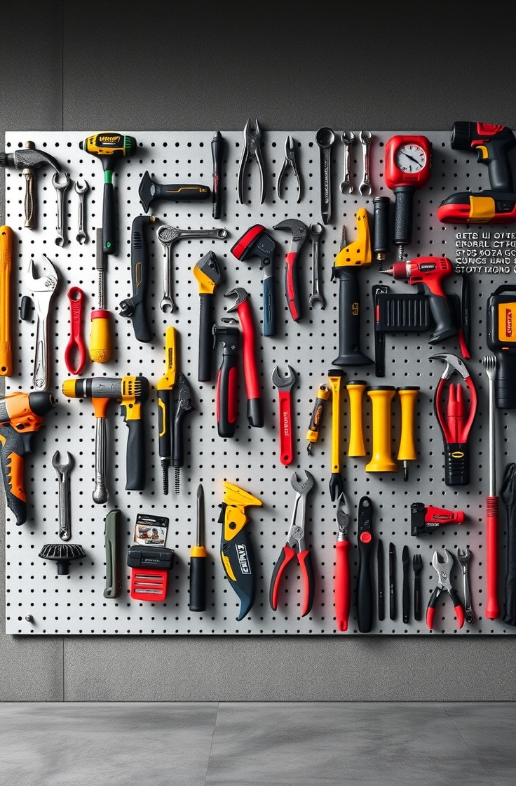 Pegboard Tool Organizer