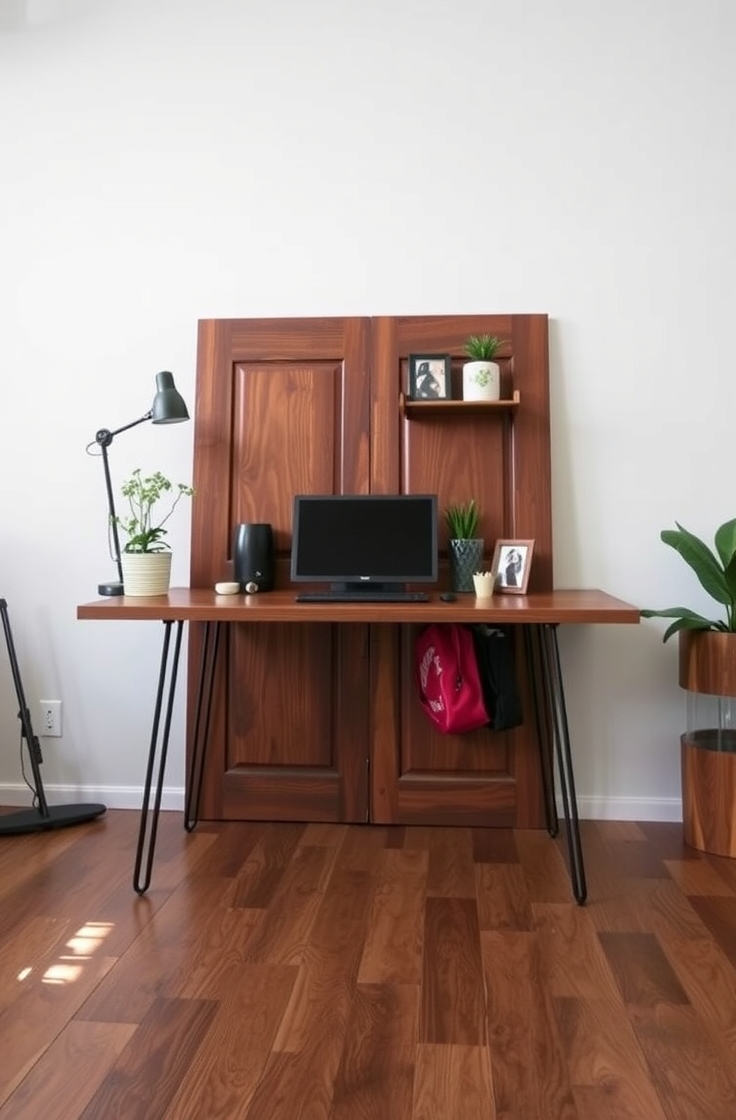 Repurposed Door Desk
