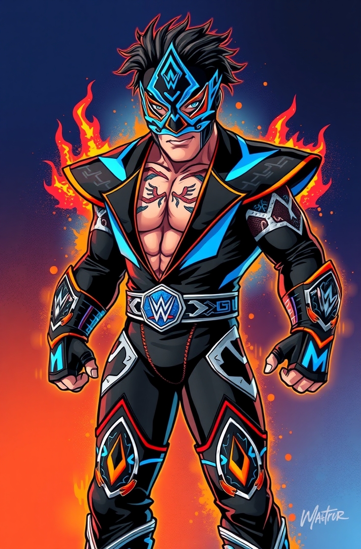 Rey Mysterio’s Luchador Vibes