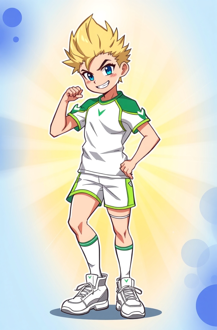 Sporty Anime Hero