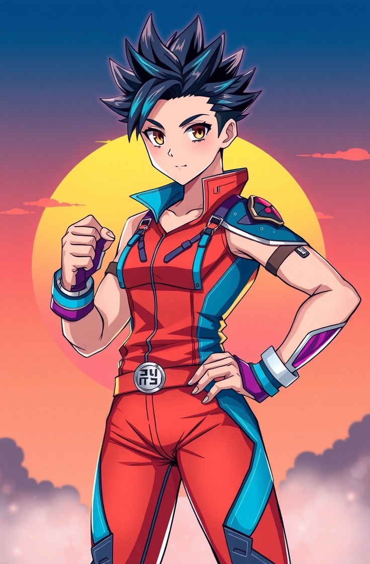 Sporty Anime Hero