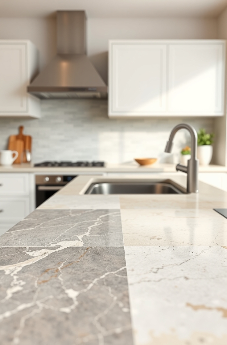 Stone Tile Countertops