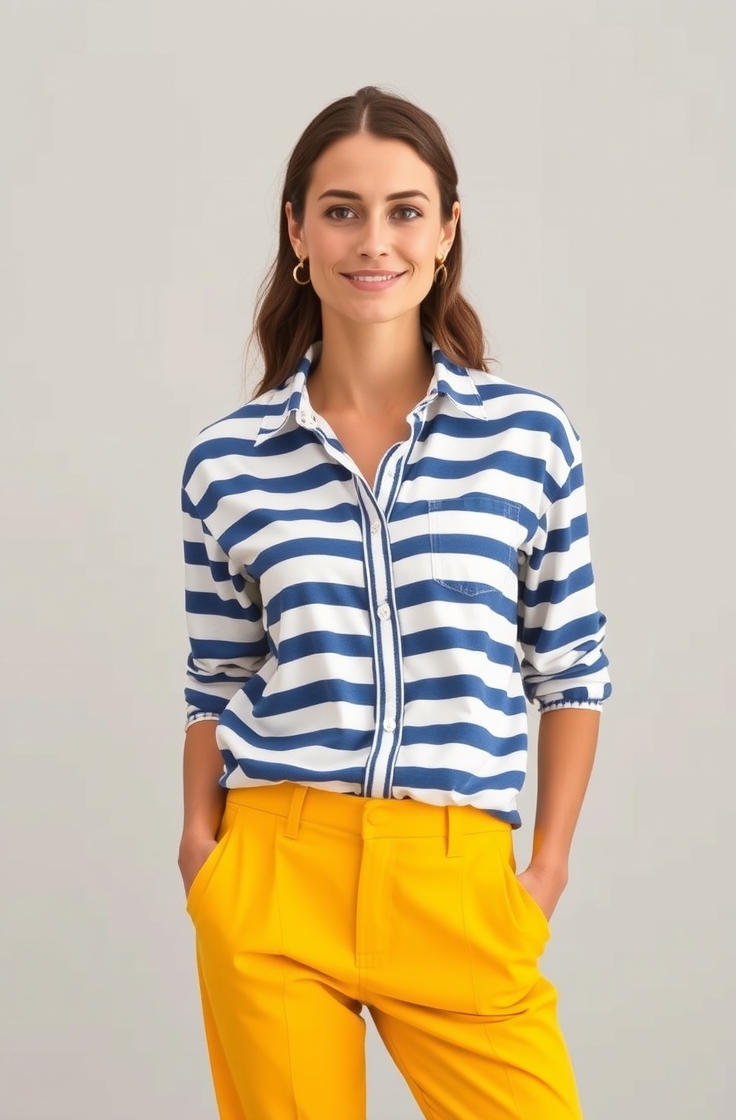 Striped Shirt for a Classic Look