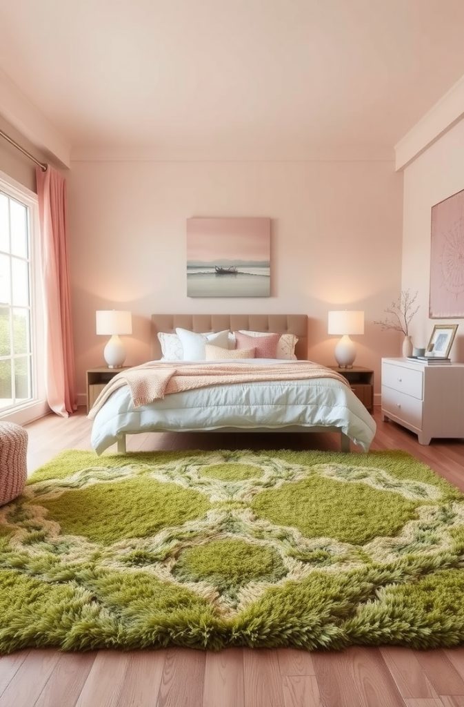 Try Soft Pink or Blush Accents