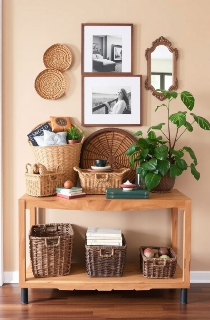 Use Baskets for Storage
