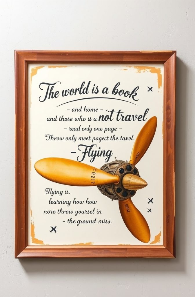 Vintage Propeller Wall Art