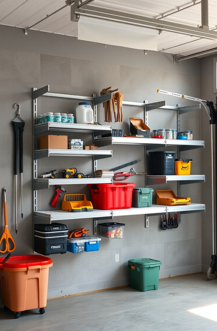 Wall-Mounted Shelving