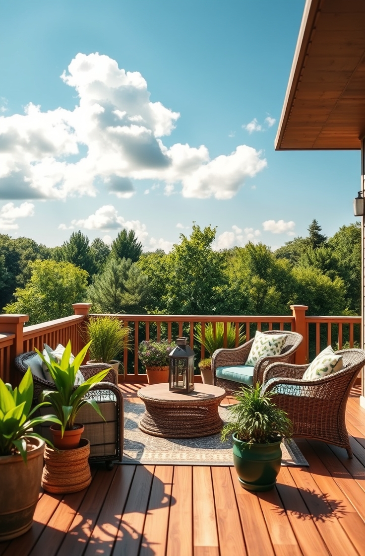 Wooden Deck Patio