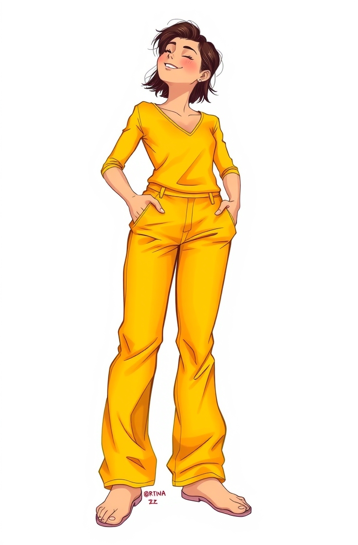 yellow pants outfit ideas