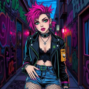 1980s Neon and Punk Mix