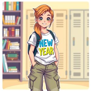 Cargo Pants and Graphic Tee