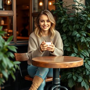 Casual Coffee Date Outfit