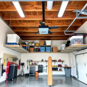 Ceiling Storage Shelves