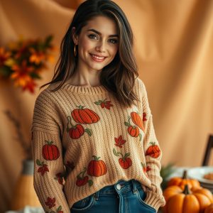 Cozy Knit Sweater and Jeans