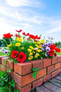 Brick Garden Bed