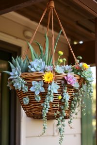 Hanging Succulent Basket