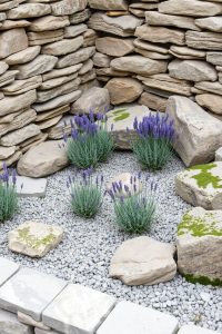 Raised Rock Bed