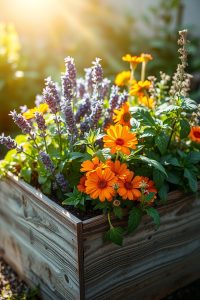 Herb and Flower Combo Bed
