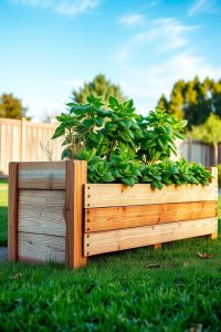 Wooden Raised Garden Box