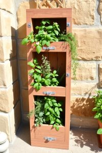Vertical Garden Box with Shelves