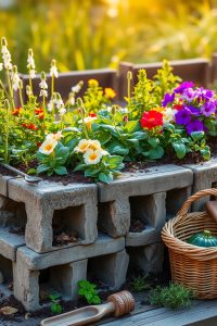 Cinder Block Garden Box