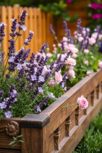Raised Bed with Built-in Seating