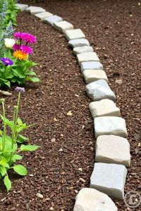 Stone Garden Edging
