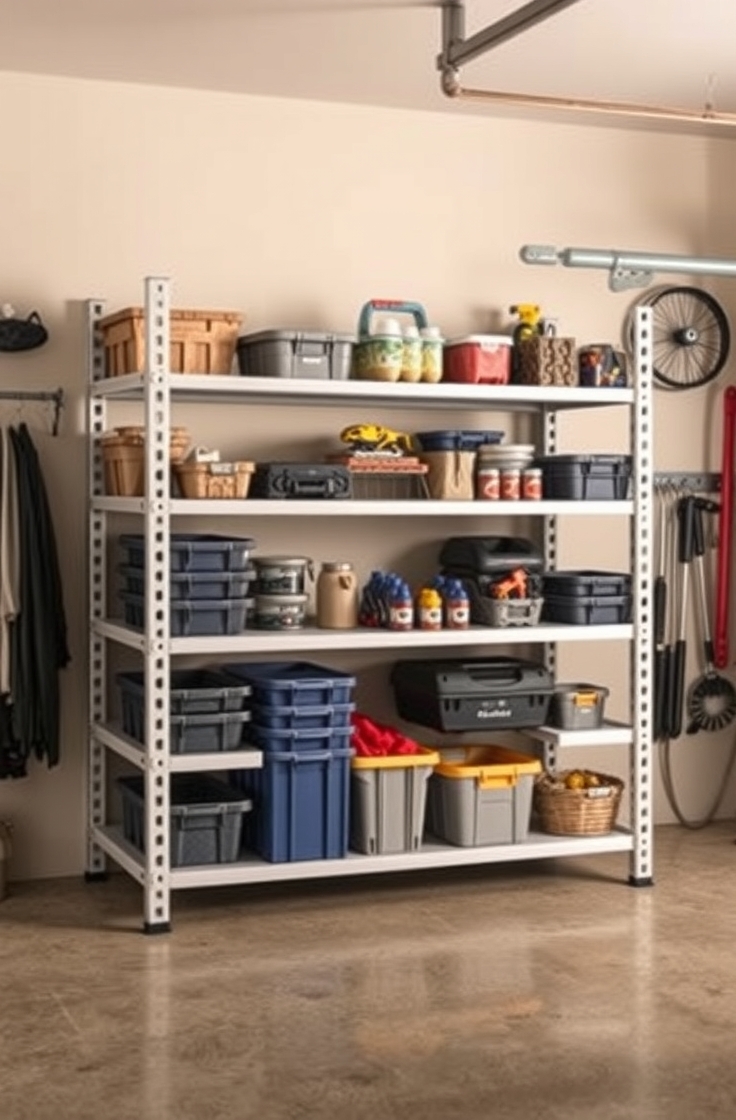 Folding Garage Shelf