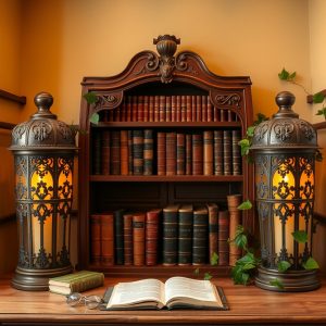 In a Bookshelf Nook