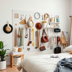 Make a Pegboard Wall Organizer