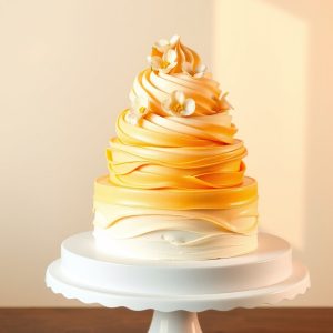 Ombre Mango Cream Frosting