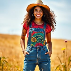 Overalls with Graphic Tees