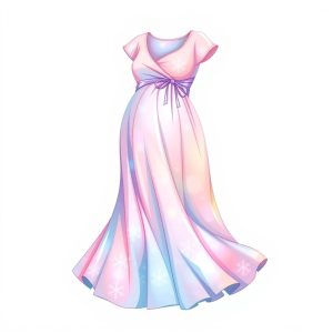 Pink and Blue Combo Dress