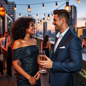 Rooftop Bar Night