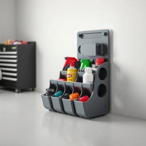 Shoe Organizer for Spray Cans and Bottles