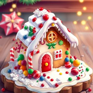Snowman Style Gingerbread